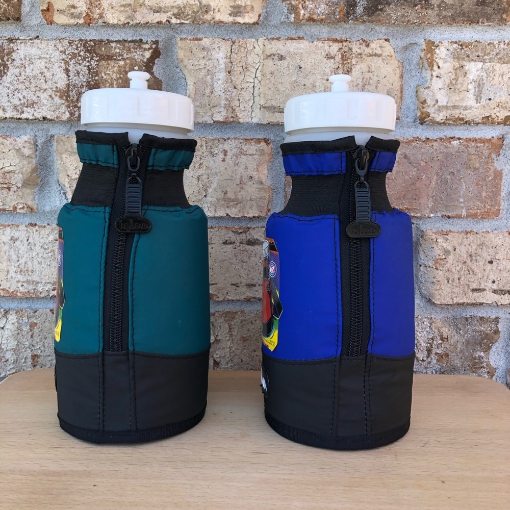 Igloo Set 2 New Vintage Insulated Retro Reusable Water Bottle Shoulder Strap‎ - Picture 3 of 12